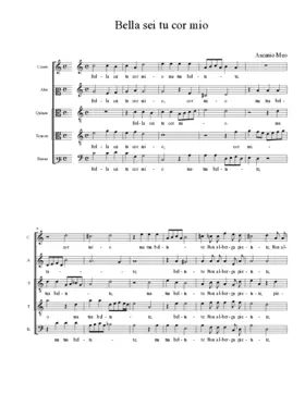 Bella sei tu cor mio
