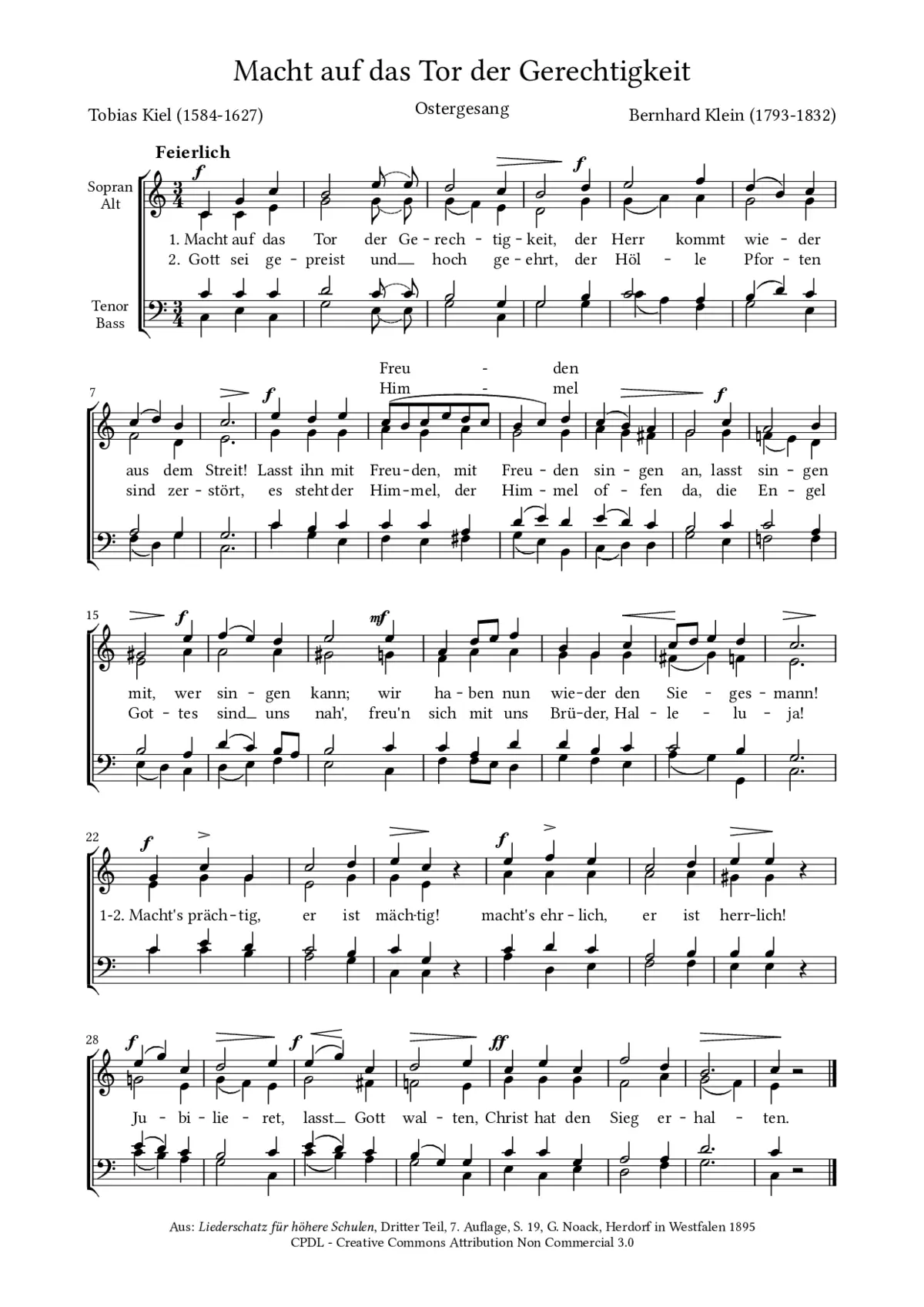 Macht auf das Tor der Gerechtigkeit - Page 1