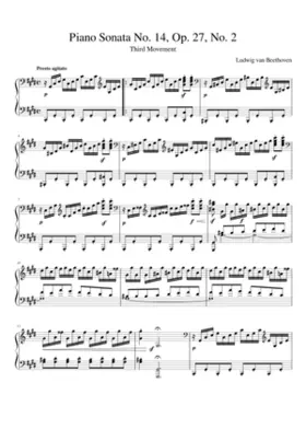 Piano Sonata No.14 Op.27 No.2