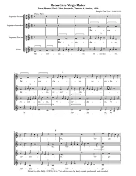 Recordare Virgo Mater