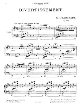 Divertissement, Op.105