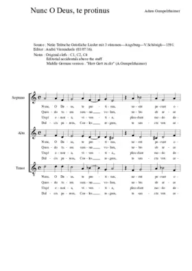 Nunc, o Deus