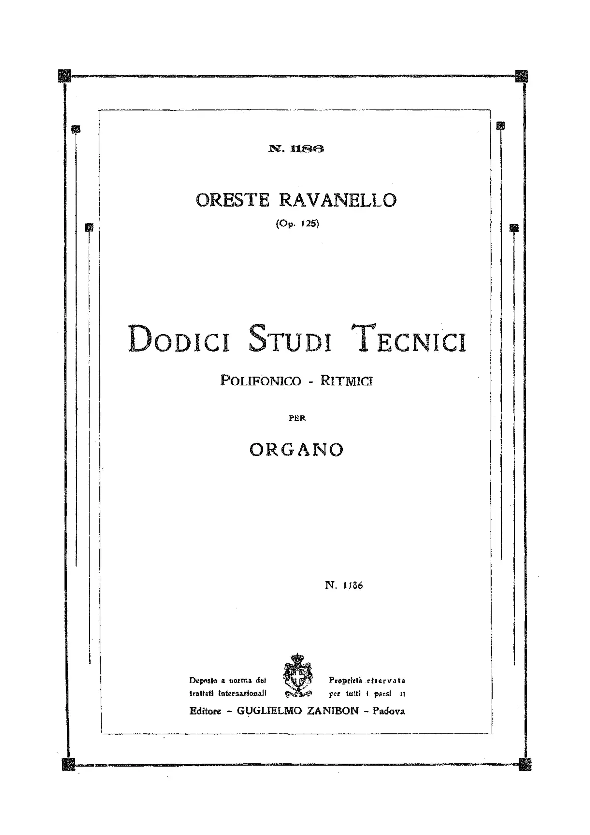 12 Studi Tecnici Polifonico-ritmici - Page 1