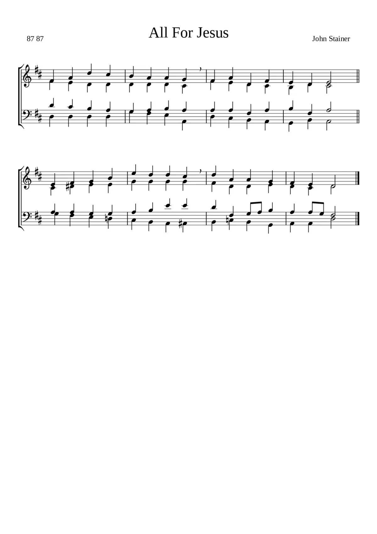 All For Jesus - Page 1