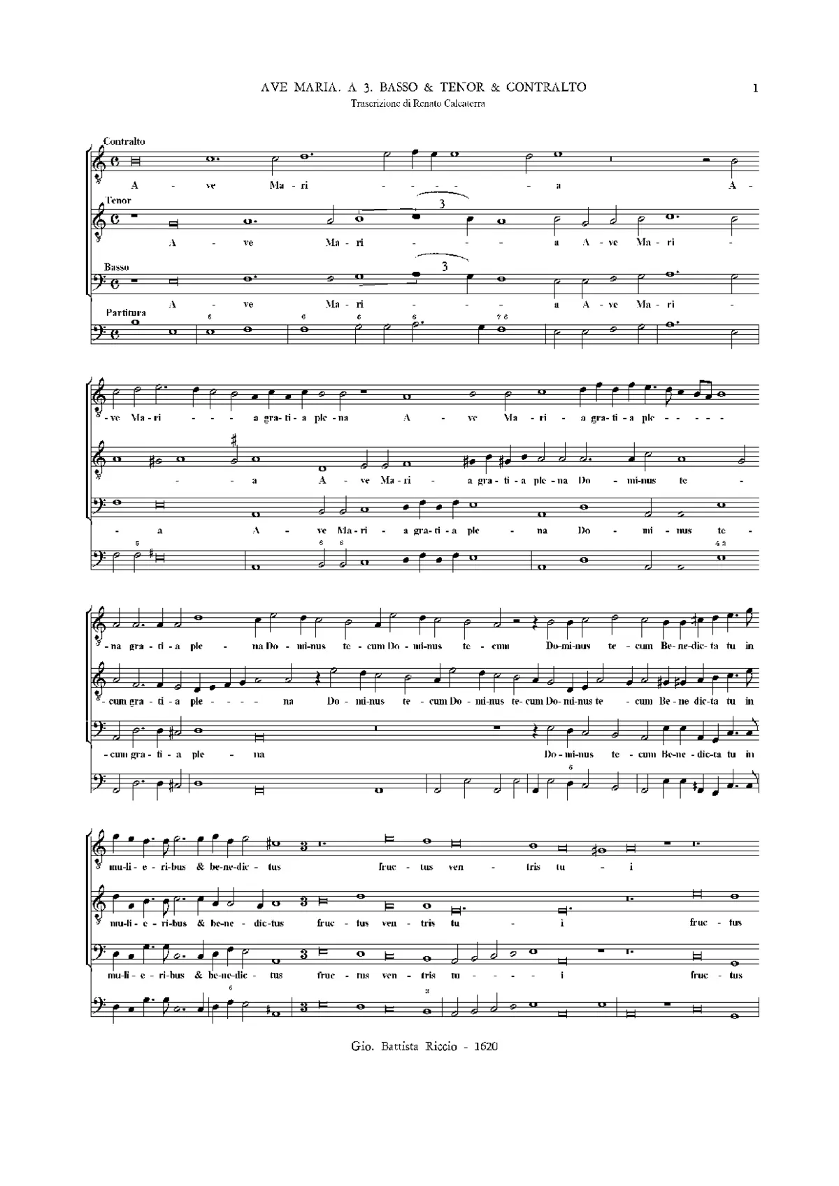 Ave Maria - Page 1