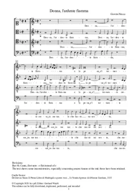 Donna l'ardente fiamma