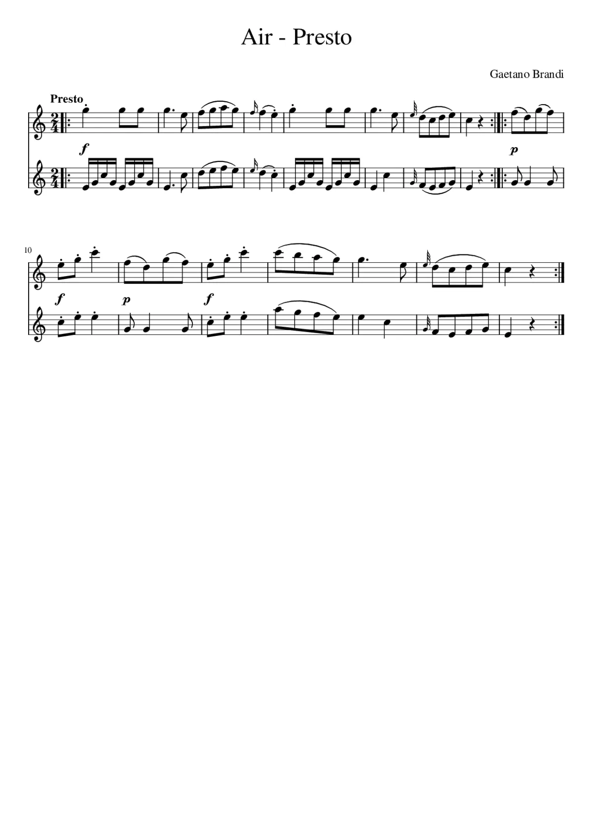 Air - Presto - Page 1