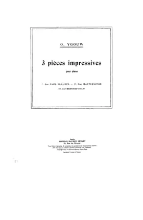 3 Pièces impressives