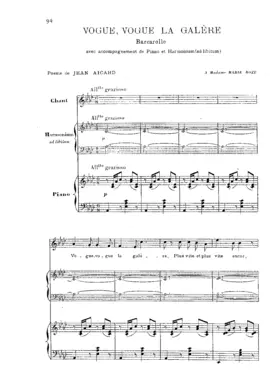 Vogue, vogue la galère