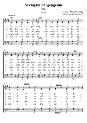 Svētajam Sargeņģelim (Chant of St. Guardian Angel)