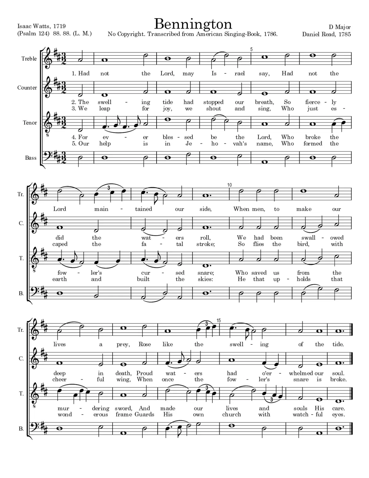 Bennington - Page 1