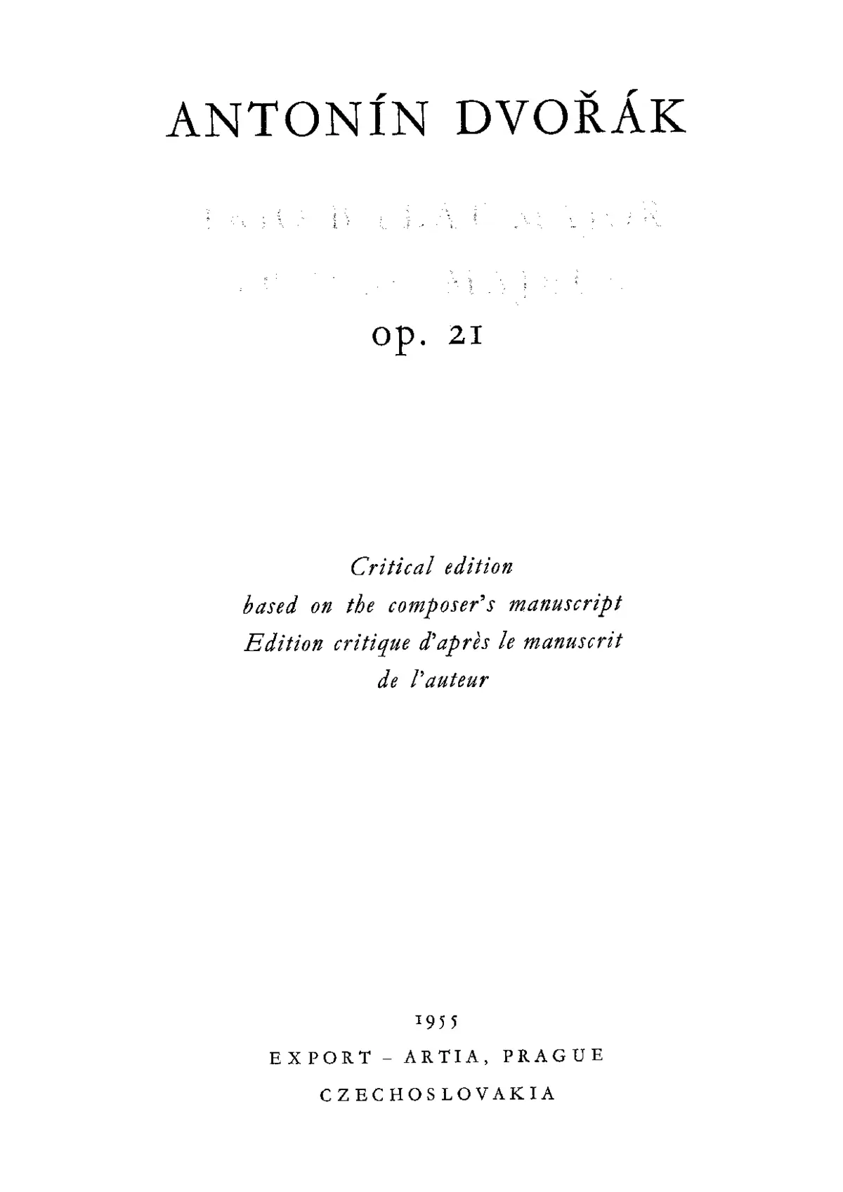 Piano Trio No.1 - Page 1