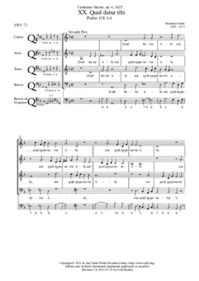 Quid detur tibi, SWV 72