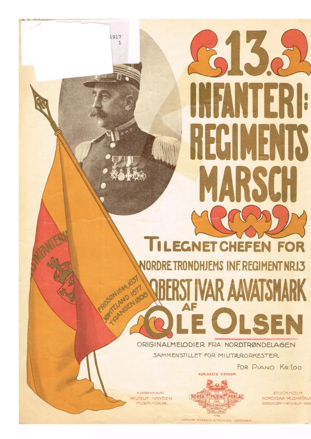 13. Infanteriregiments Marsch - Page 1