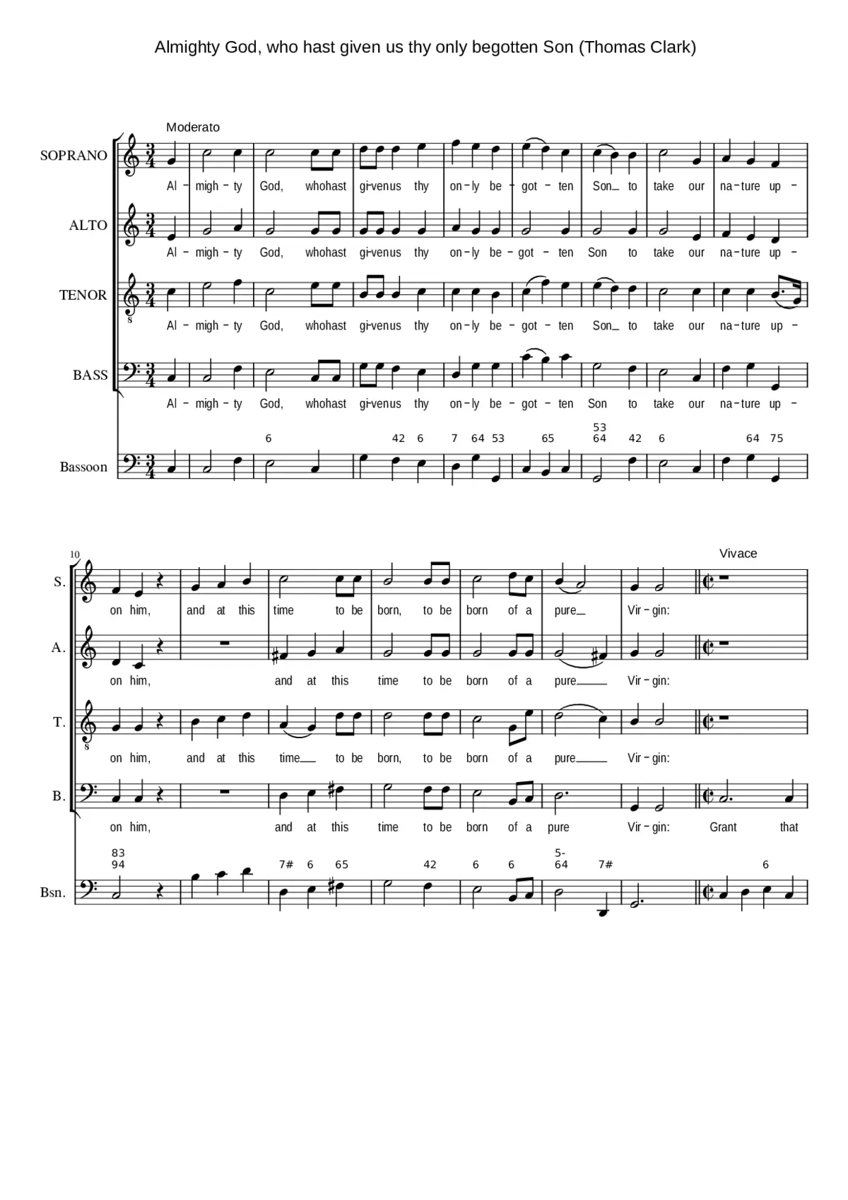 Almighty God who hast given - Page 1