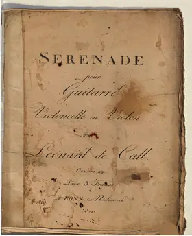 Sérénade pour Guitarre, Violoncelle ou Violon