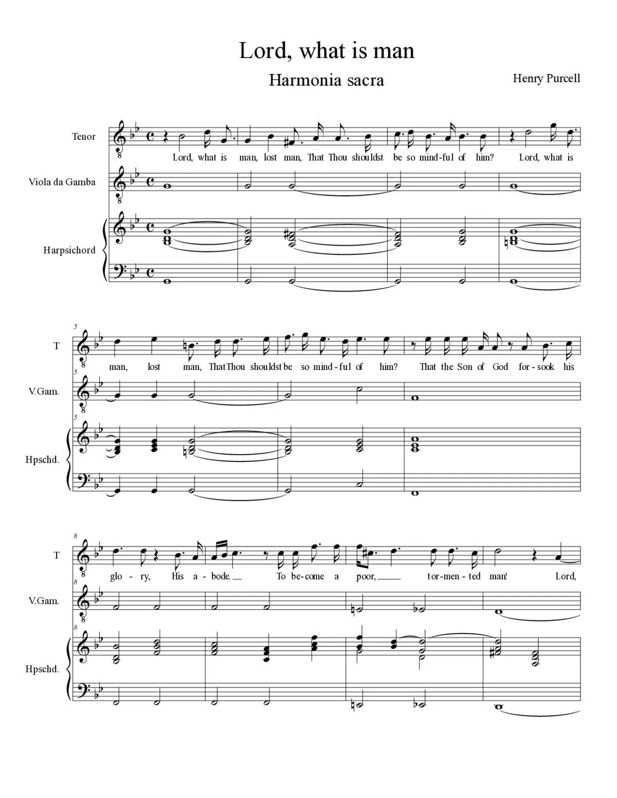 Lord, what is man - Page 1
