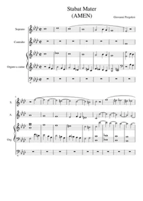 Giovanni Pergolesi Stabat Mater AMEN