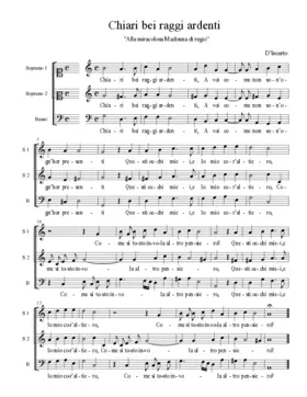 Chiari bei raggi ardenti