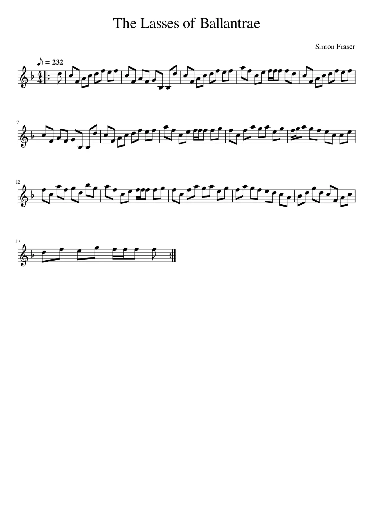 The Lasses of Ballantrae - Page 1