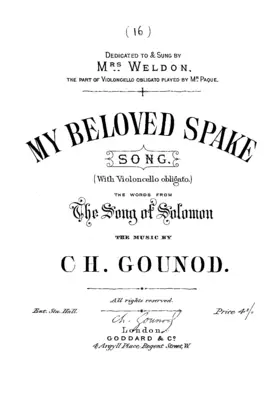 My Beloved Spake