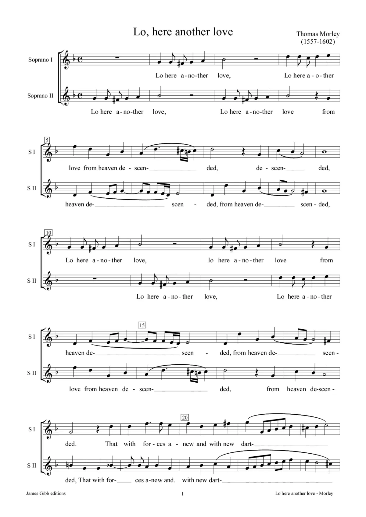 Lo, here another love - Page 1