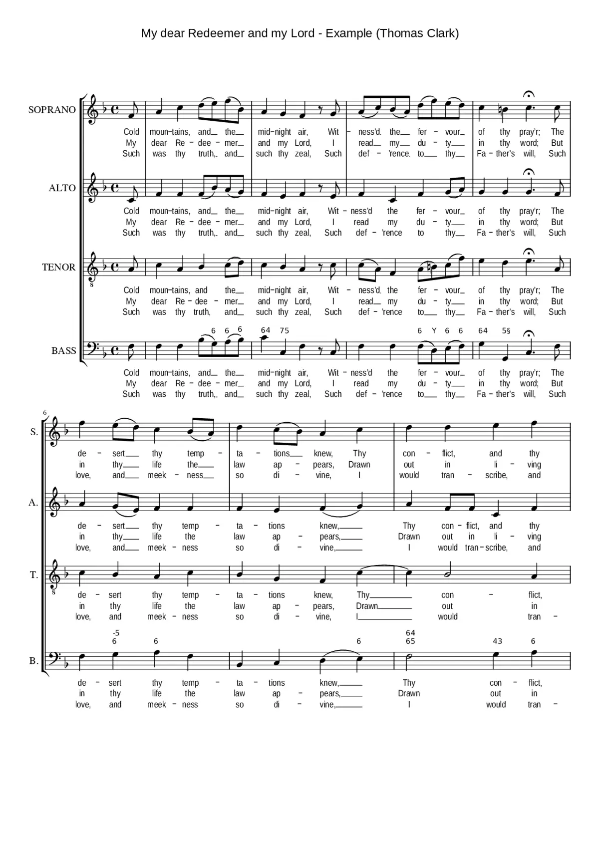 My dear Redeemer and my Lord - Page 1