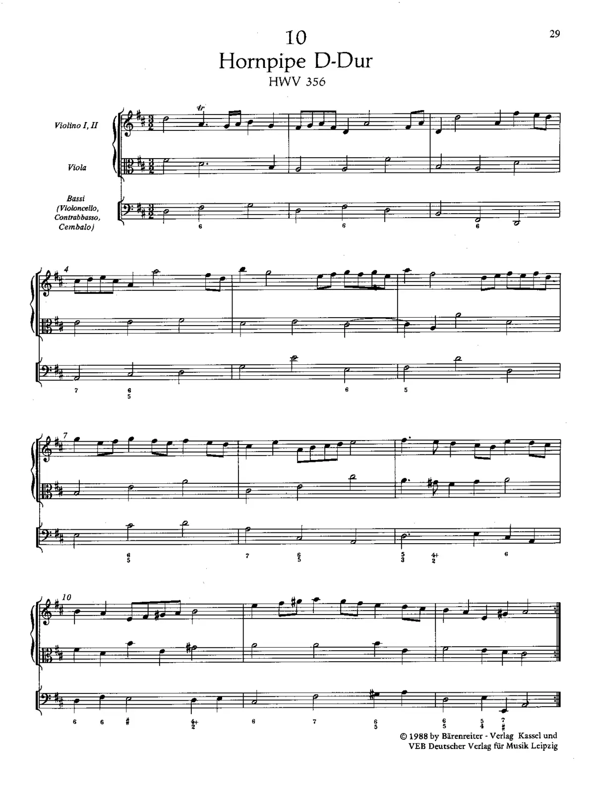 Hornpipe in D major - Page 1