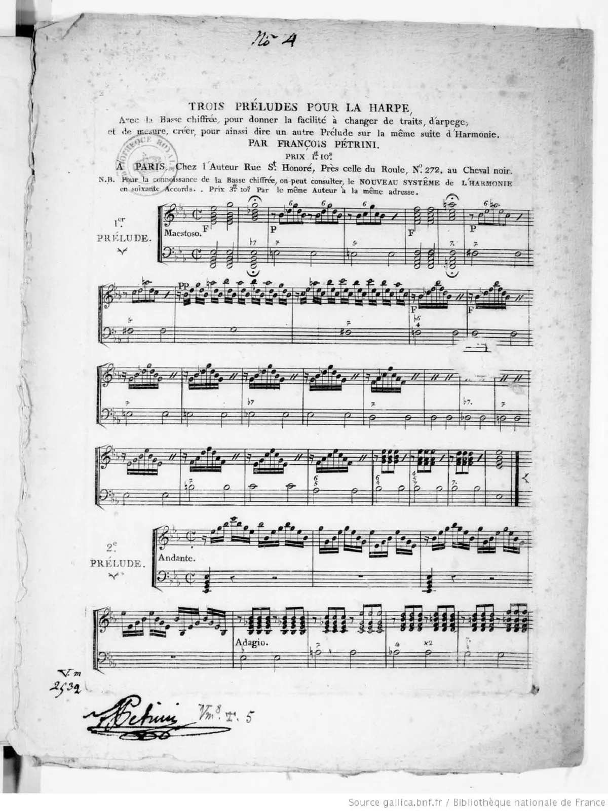 3 Préludes pour la harpe - Page 1