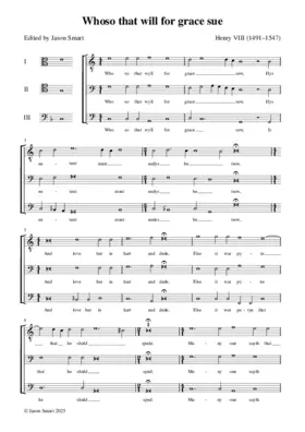 Whoso that will for grace sue