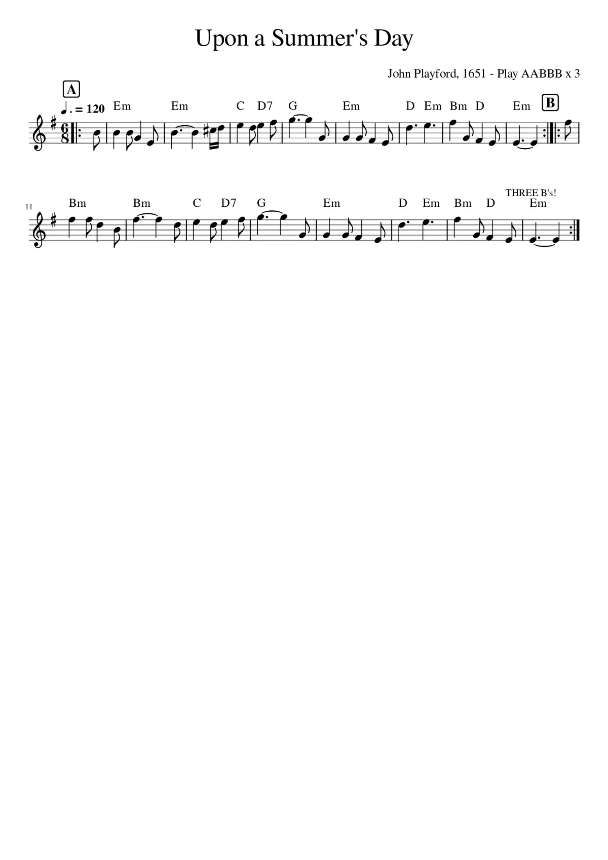 Upon a Summer's Day - Page 1