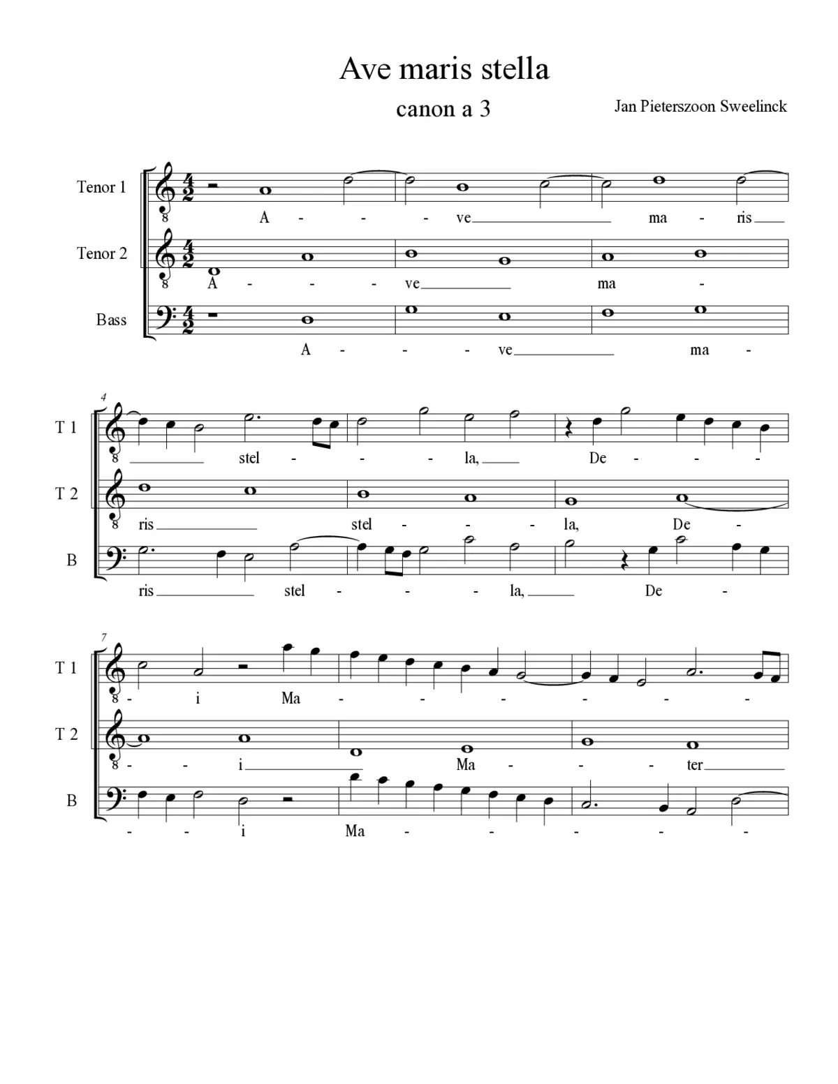 Ave maris stella - Page 1