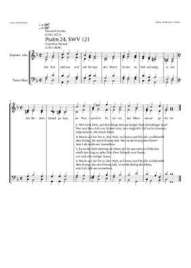 Die Erd und was sich auf ihr regt SWV 121