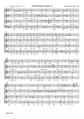 Dixit Martha ad Jesum