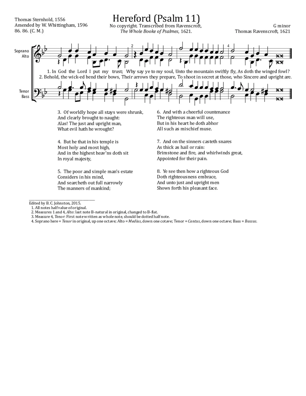 In God the Lord I put my trust - Page 1