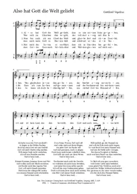 Also hat Gott die Welt geliebt