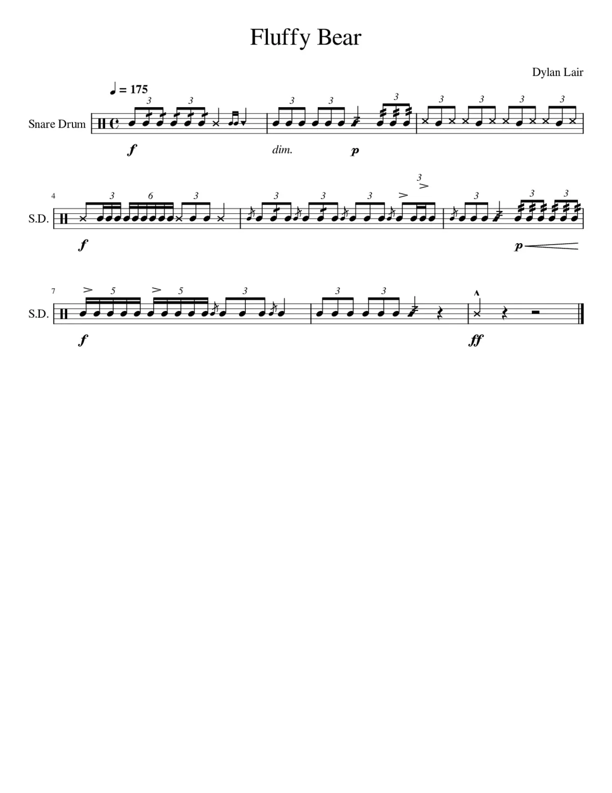 Fluffy Bear - Page 1