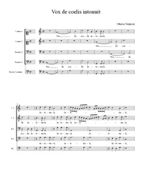 Vox de coelis intonuit