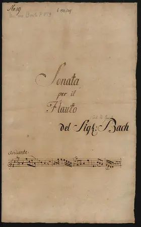 Flute Sonata in D major