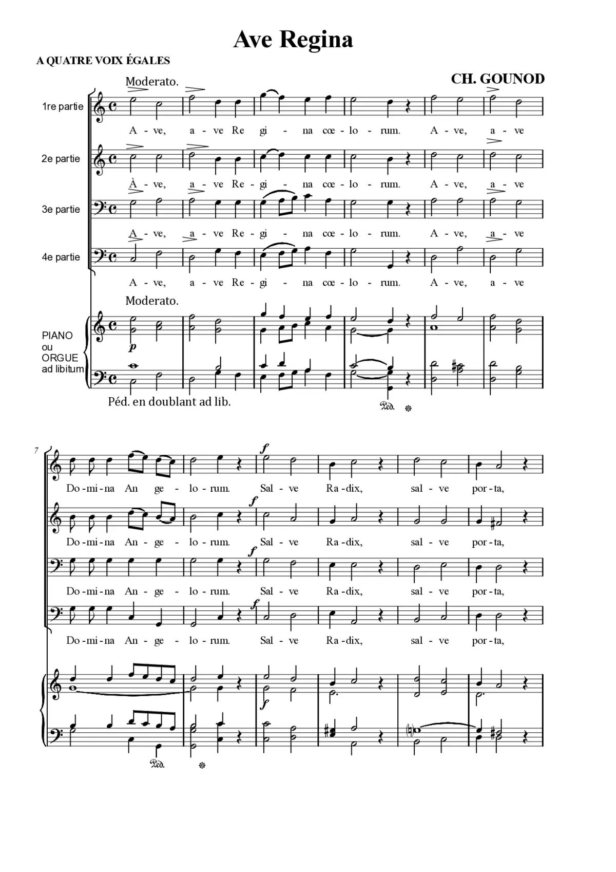 Ave Regina, CG 119 - Page 1