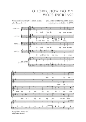 O Lord, how do my woes increase