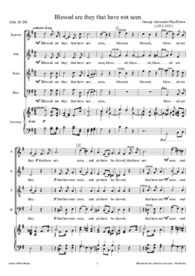 Blessed are they that have not seen