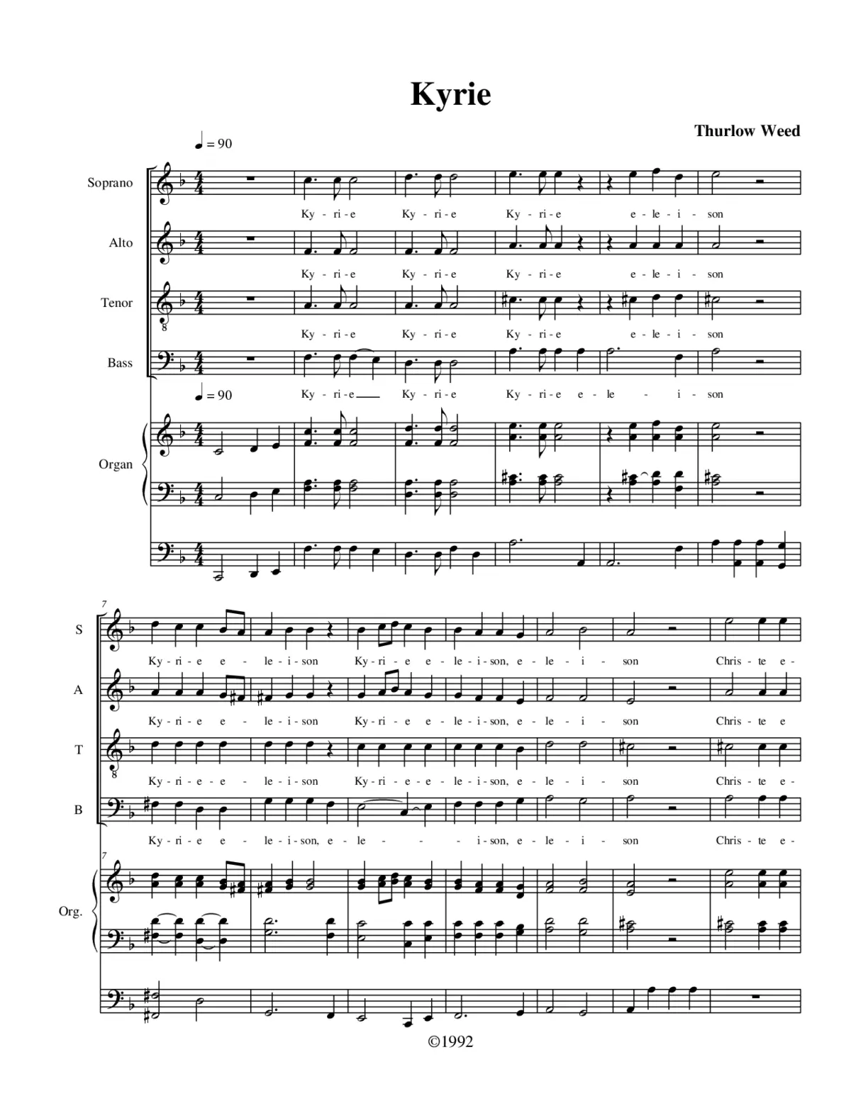 Missa brevis - Page 1