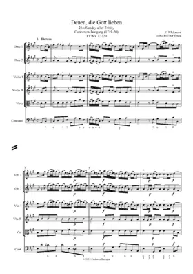 Denen, die Gott lieben, TWV 1:220