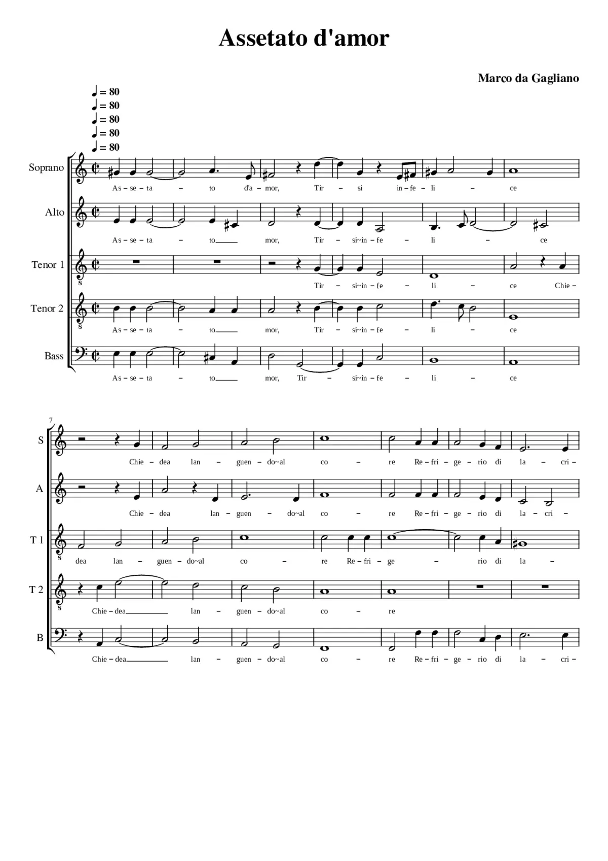 Assetato d'amor - Page 1