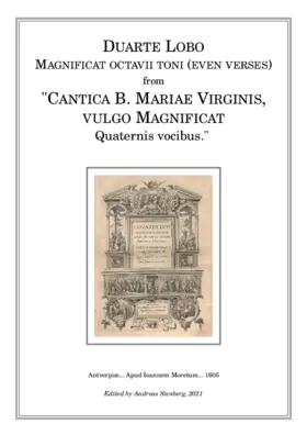 Magnificat octavii toni (even verses)