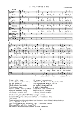 O sole, o stelle, o luna