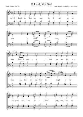 O Lord, my God, to thee