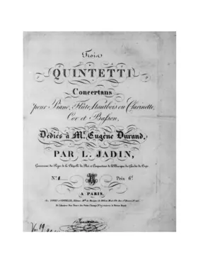 3 Quintetti concertans