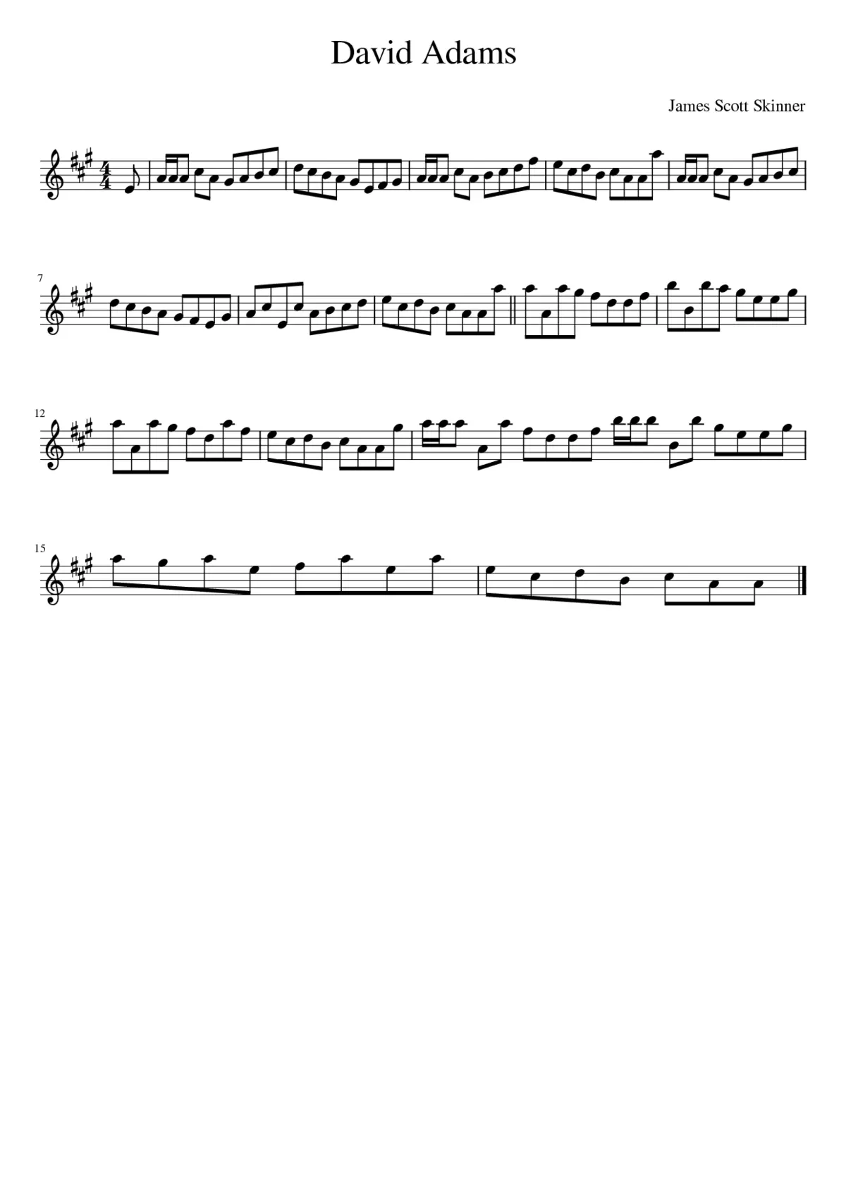 David Adams - Page 1
